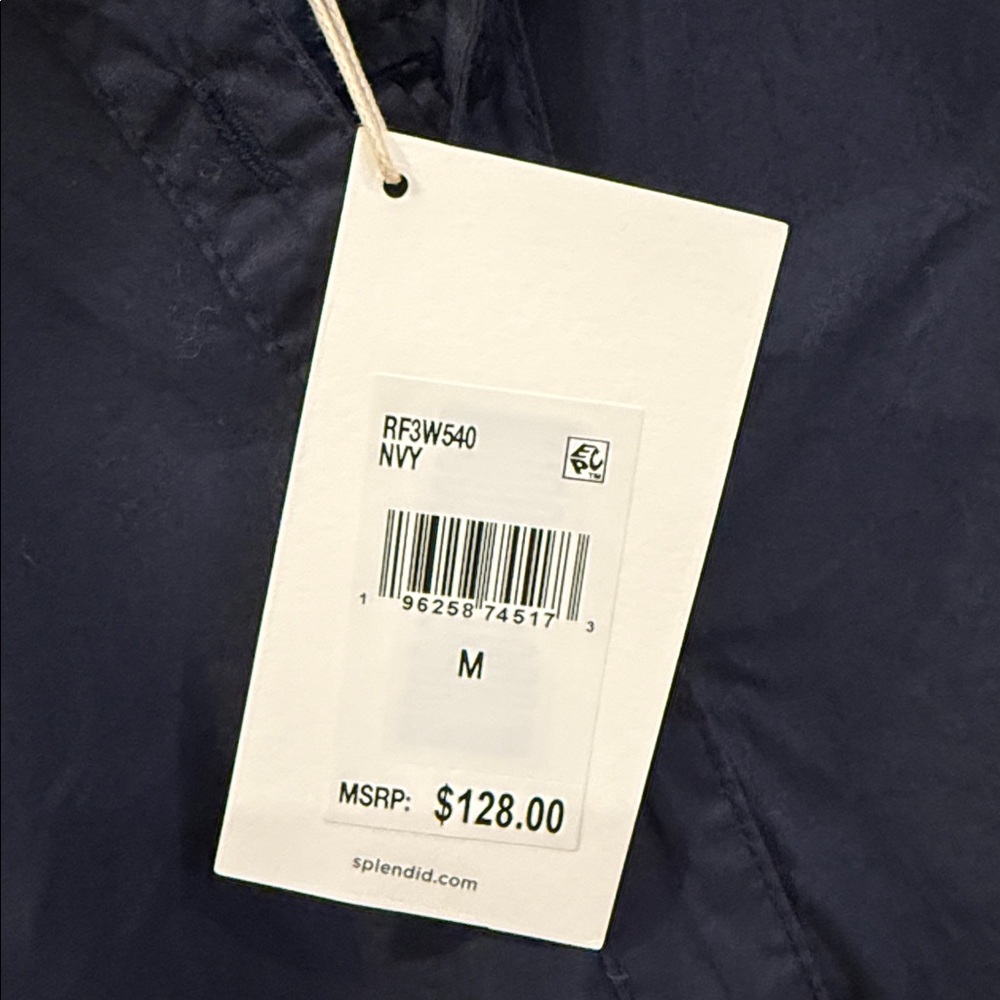 Splendid Navy and White Button Down Shirt - Picture 12 of 12